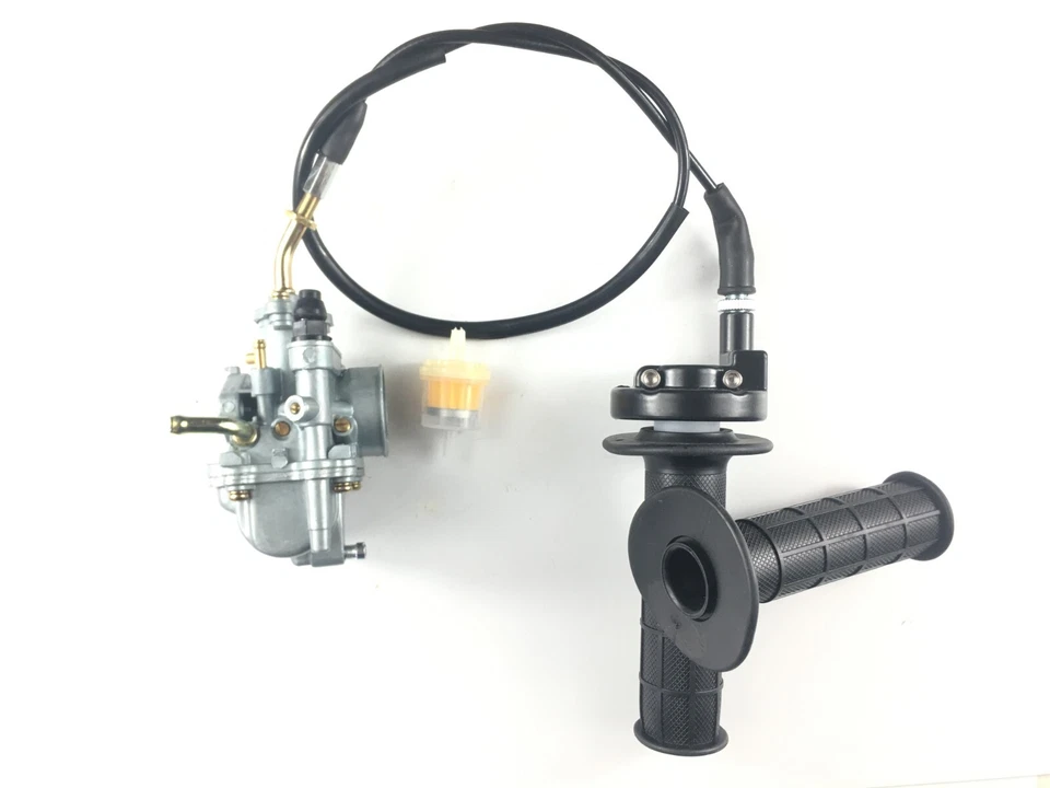 Carburetor & Twist Handle & Throttle Cable For Yamaha TTR90 2000 2001 2002 2003 - Image 4 of 4