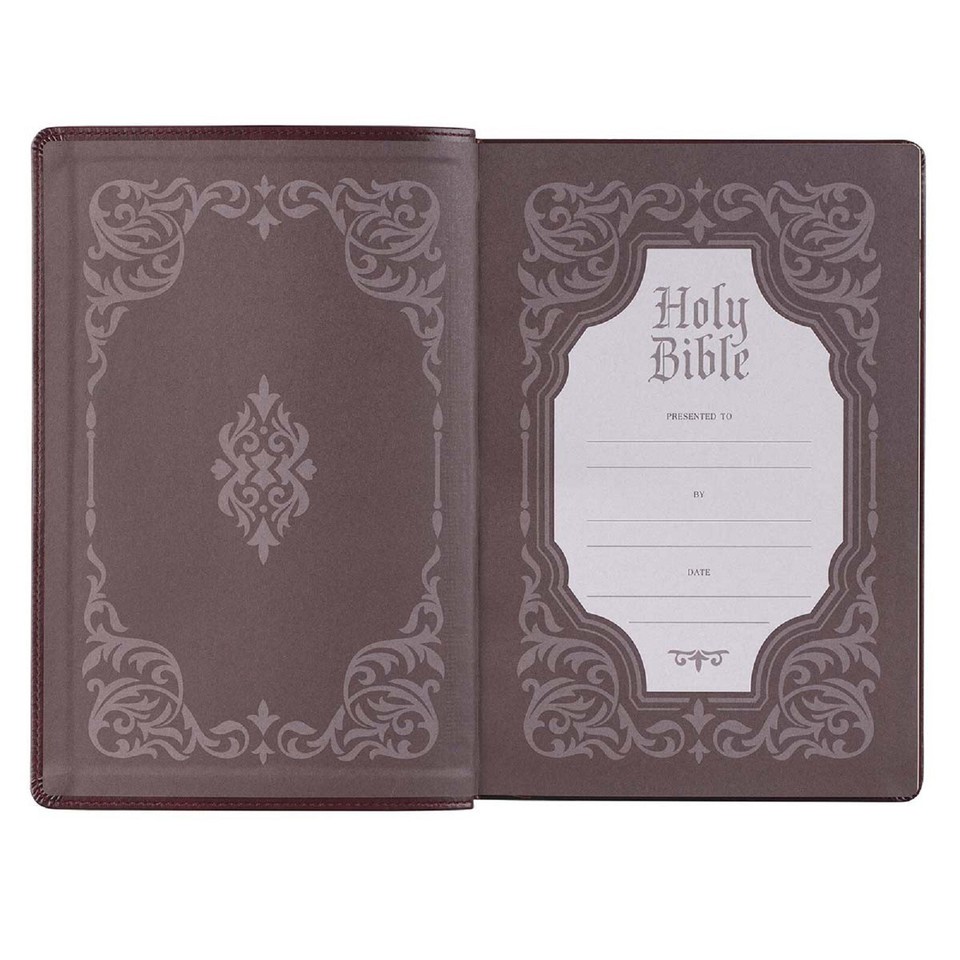 KJV Bible Giant Print Full Size Dark Brown Thumb Index BRAND NEW In kjv-bible-giant-print-full-size-dark-brown-thumb-index-brand-new-in