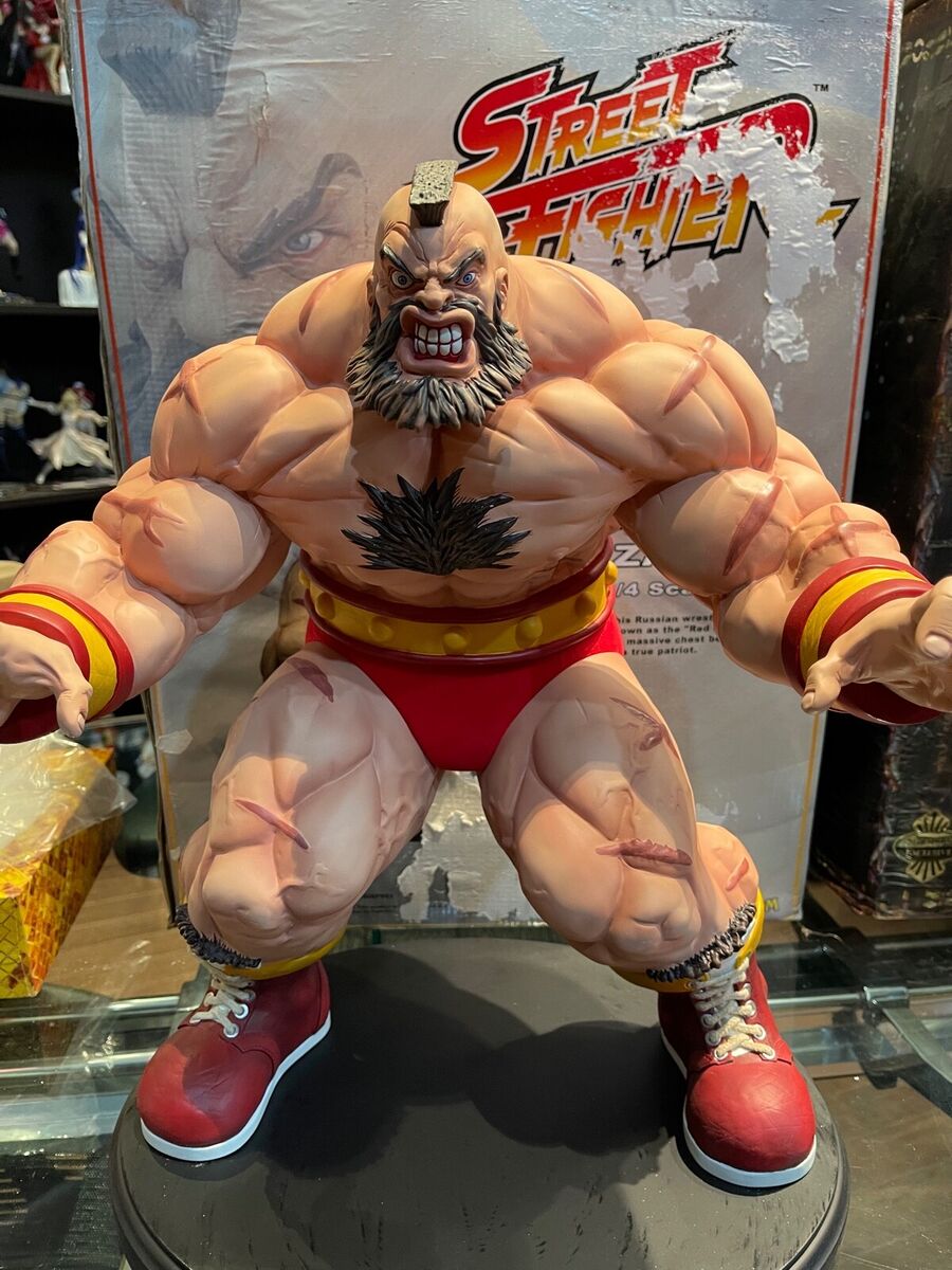  Street Fighter Pieces Zangief 14 Statue Figure : Toys & Games