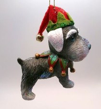 DOG LOVERS DECORATED PUP CHRISTMAS ORNAMENT NEW