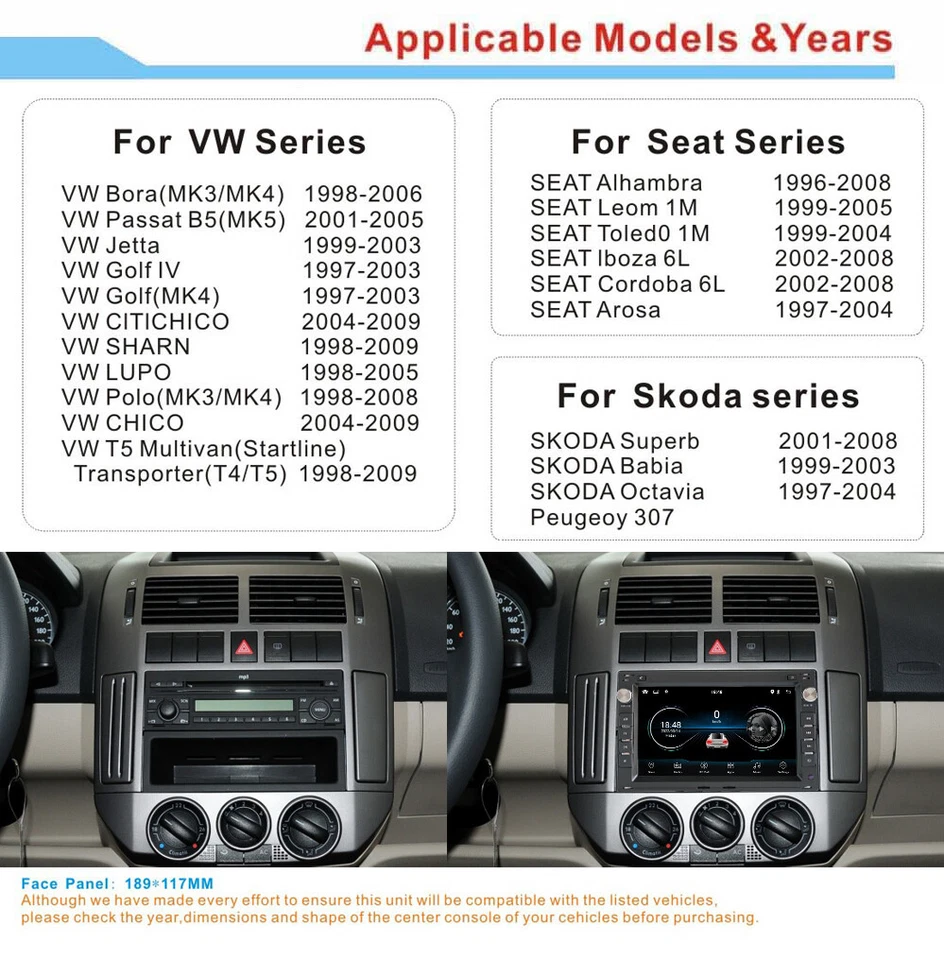 für VW T4 Multivan T5 Transporter T5 Caravelle Autoradio DAB GPS Navi WiFi +BT - Bild 2 von 4