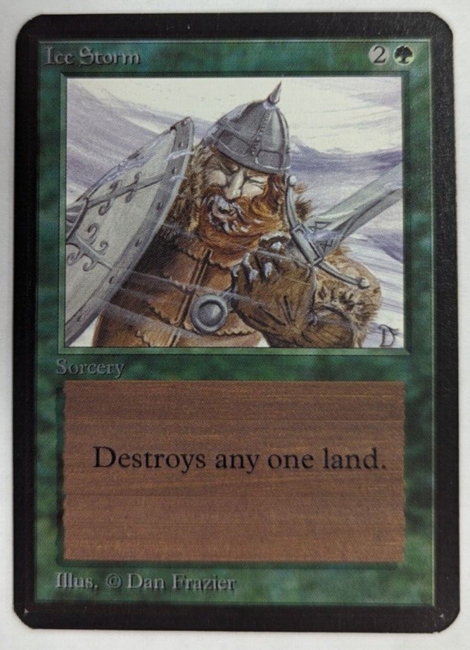 Alpha Edition Ice Storm LEA MTG Lightly Played