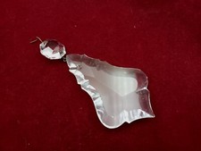 1 x Vintage French crystal chandelier flat back slab drops 4 variations