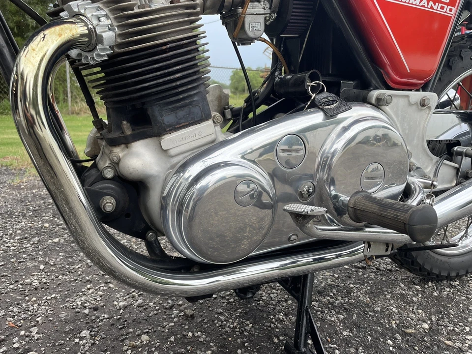 Juego de cabezal/tubo de escape Norton Commando 750 850 06-3375 06-3376 1969 - 1974 Reino Unido Foto 4 de 4