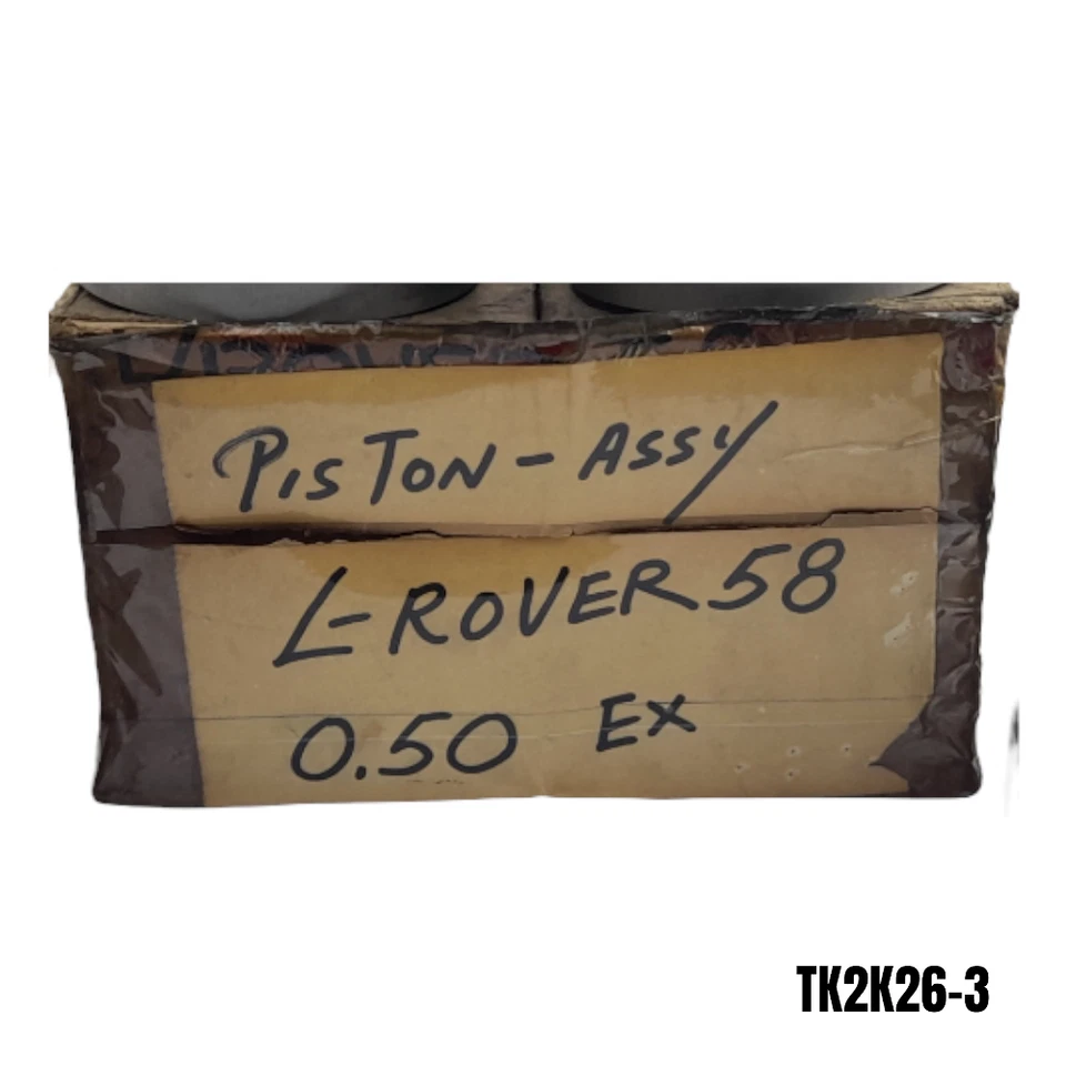 Land Rover Serie 1 2 1958 Pistón Gran Tamaño 0.50 4 Cilindros Nuevo de Lote Antiguo Original Foto 3 de 4