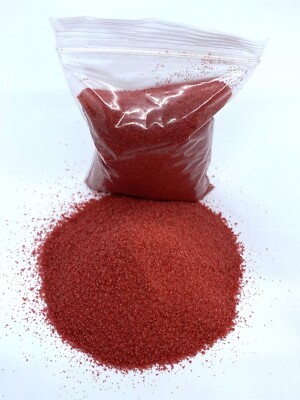 Roter dekorativer farbiger Sand 1 kg