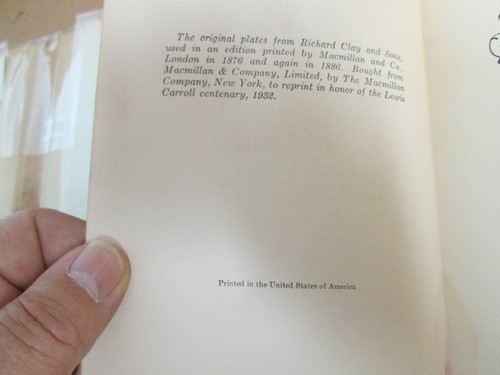 Lewis Carroll ALICE'S ADVENTURES UNDERGROUND 1932 First Edition in jacket - Picture 10 of 10