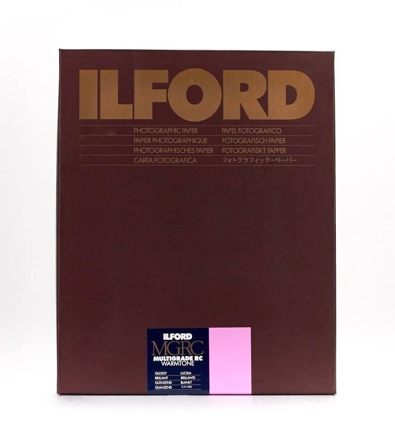 Ilford Multigrade Paper RC Warmtone Glossy 9.5x12" (24x30.5cm) - 50 sheets - Image 1 of 1