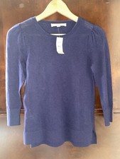 Ann Taylor Loft Navy Blue Pullover Top Sweater XXSP New With Tags