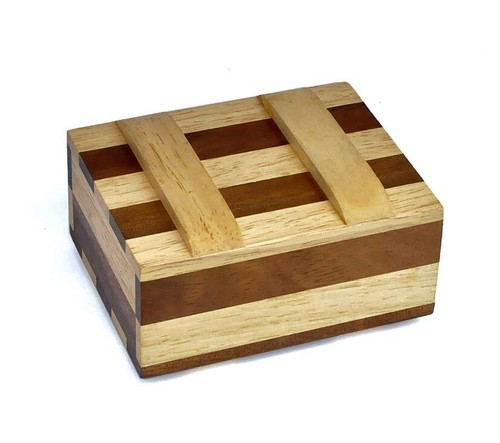 Zebra Stripes Puzzle Box Secret Opening Trick Box Difficulty 7 10 Ebay