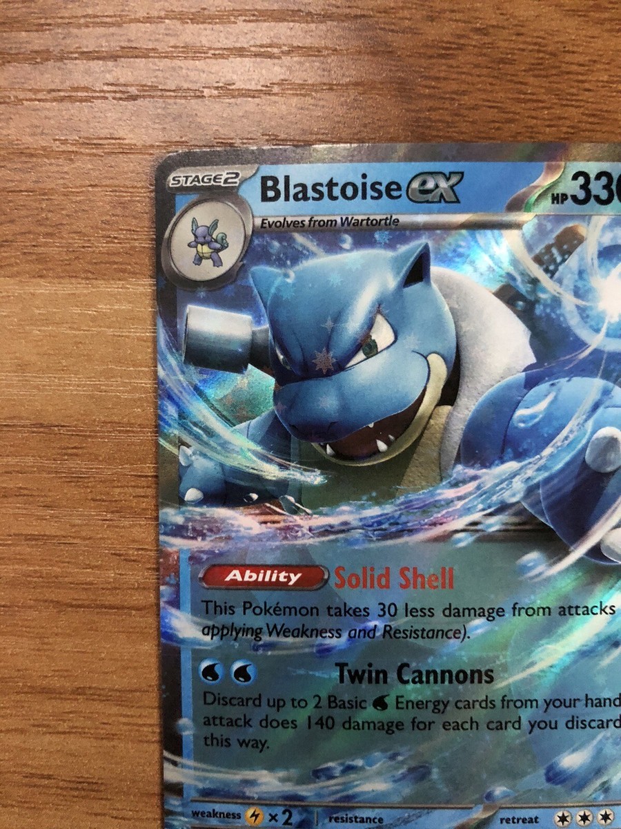 Blastoise ex Double Rare 009/165 - Scarlet & Violet 151 - Pokémon