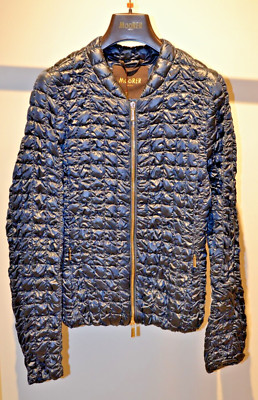 NWT MOORER FELCE RG BLUE Womens Jacket Blue sz 44 it 34 us