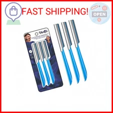 Beard Shaping Tool Razor Mustache - Straight Edge Travel Razors For Bags Groomin