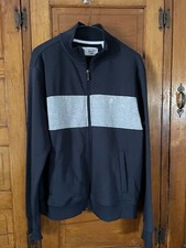 Original Penguin Men's Medium Full Zip Navy and Gray