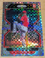 2022 Panini Prizm DAURI MORETA Rookie RC Cincinnati Reds Power Plaid #'ed /75
