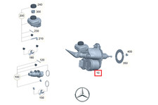 Original MERCEDES-BENZ A2979008202 Bremskraftverstärker EQS V297 Neu