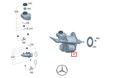 R Class ポレット 39 W1 V2 MF Original MERCEDES-BENZ A2979008202 Brake Booster EQS V297