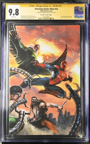 Amazing Spider-Man (2024) #54 (CGC 9.8) Signed Gabriele Dell'otto * Census = 2