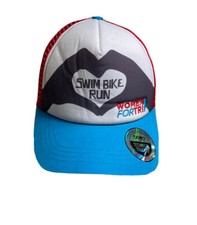 BOCO Gear Ironman Swim Bike Run Heart Hat Snapback Running Cap