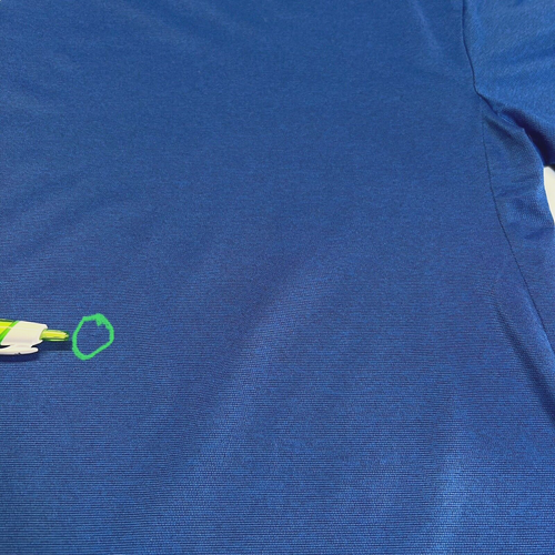 Nike Pro Dri-Fit Top Shirt Size Small Blue Training Gym Sports Lightweight - Picture 7 of 20