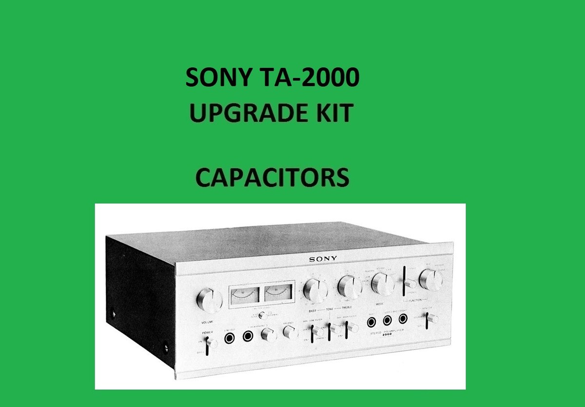 Stereo Preamplifier SONY TA-2000 Repair KIT - all capacitors | eBay