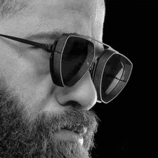 Steampunk Square Alloy Sunglasses - Gradient Mirror Driving Goggle Retro Eyewear