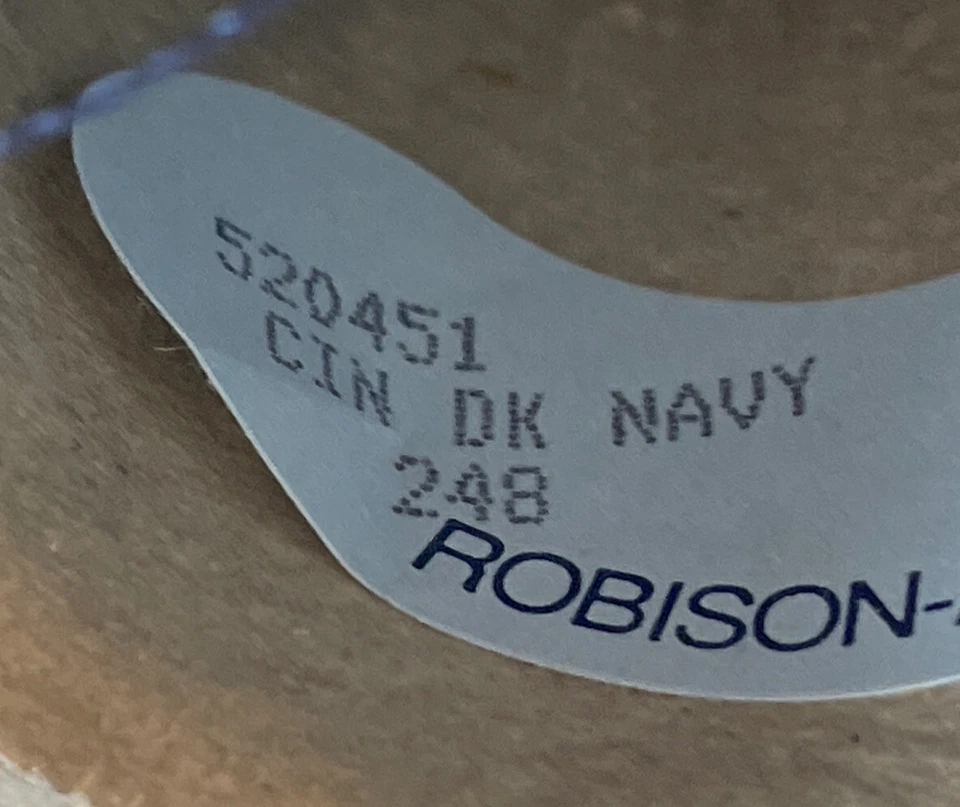 Embroidery Thread Robinson-Anton Textile Co. Cin Dk Navy  520541 248 300/2 Poly - Image 4 of 4