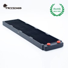 FreezeMod 480mm Black G1/4" Threads Copper Radiator for PC Water Cooling TSRP-BP