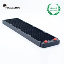 FreezeMod 480mm Black G1/4" Threads Copper Radiator for PC Water Cooling TSRP-BP