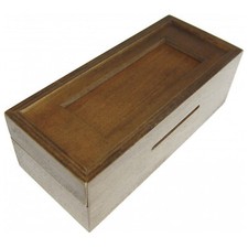 Secret Opening Box - Slide Bank - Level 6 - Puzzle Master - Wooden Puzzle Box