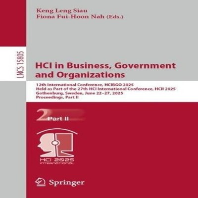 HCI in Business Government and Organizations 12th International C