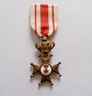 CROSS MEDAL OF THE ORDER OF MERIT NATIONAL UNION BELGIUM GOOD USED CONDITION