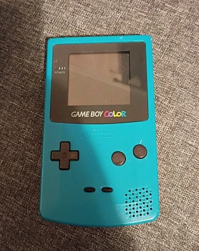 Nintendo Game Boy Color Teal CGB-001 Tested Works Great Sound is Great