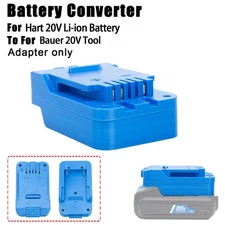Battery Adapter For HART 20V Li-Ion Battery to For Bauer 20V Cordless Tools