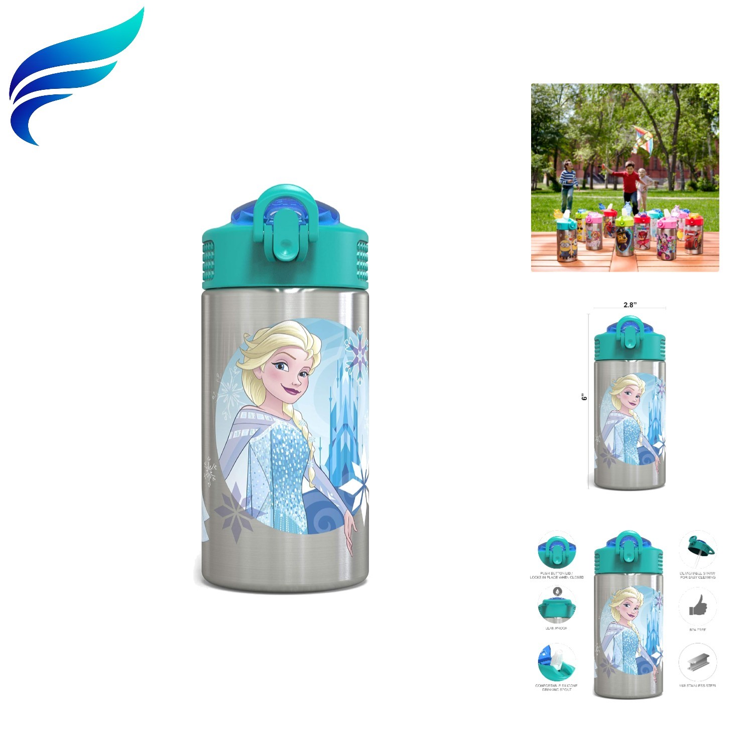 With Flip-up Straw Spout - Bp...