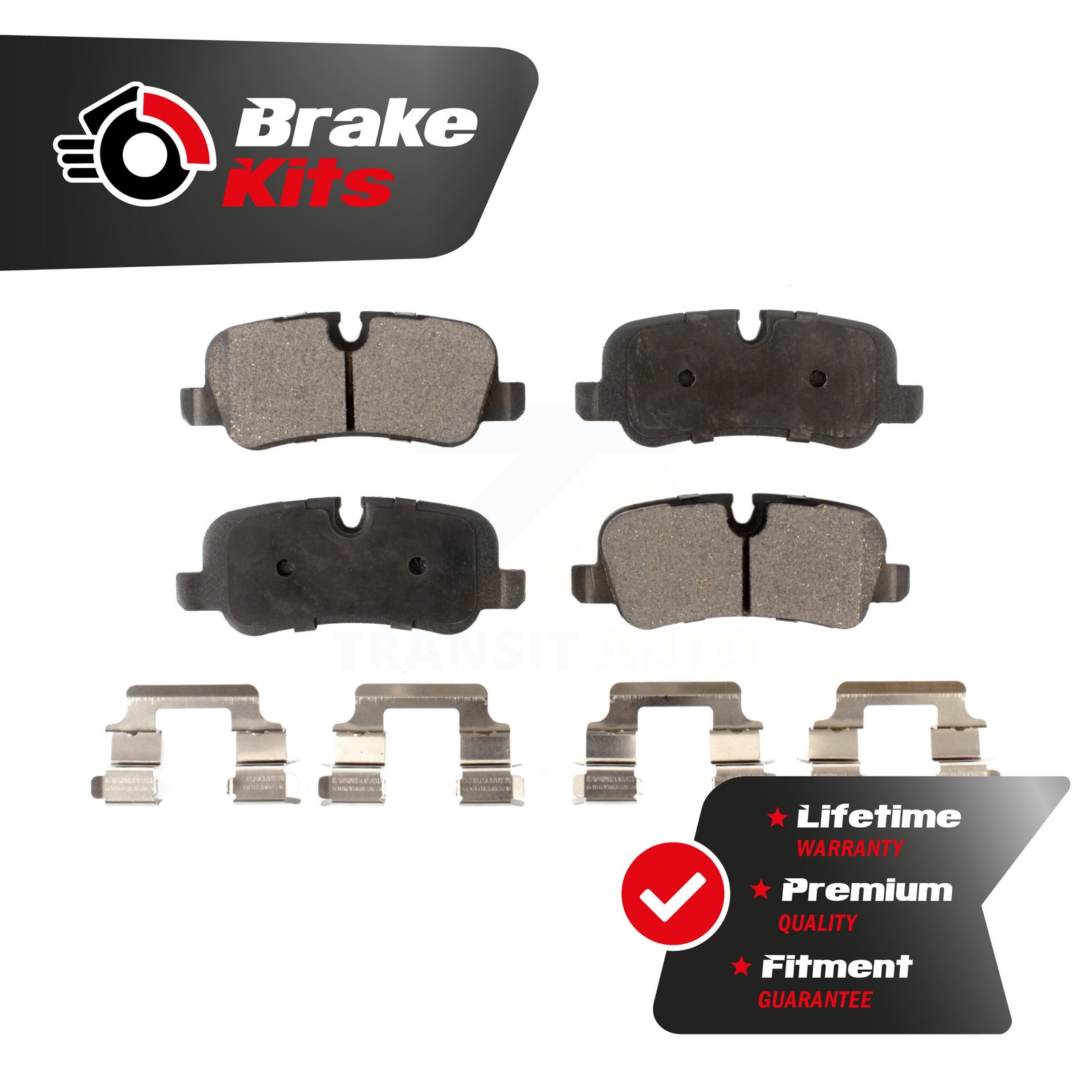 Rear Ceramic Brake Pads Set For 2006-2013 Land Rover Range Sport