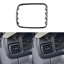 Cubierta de salida de ventilación de aire lateral izquierdo de fibra de carbono para Dodge RAM 1500 2500 3500 98-02