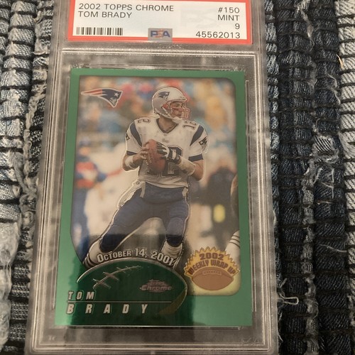 Tom Brady #150 2002 Topps Chrome card