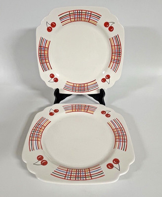 Blue Sky Cherry Dinner Plate 9.5 Inches Set Of 2