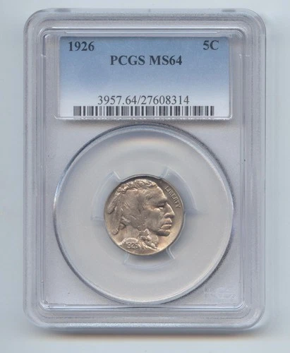 1926 Buffalo Nickel, PCGS MS-64