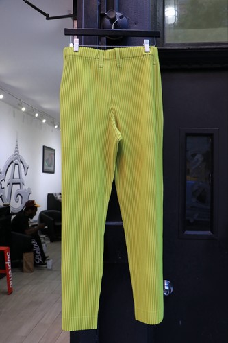 Issey Miyake Homme Plisse October Green Trousers Sz 2 - Picture 2 of 8