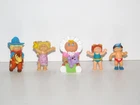 Vintage Lot of 5 Cabbage Patch Kids CPK Toy Figures PVC Cowboy, Bathtime, Swim