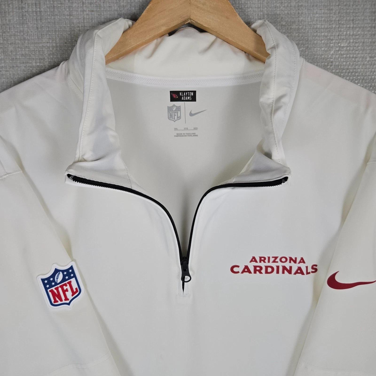 COACH Giacca NIKE Team Issued taglia 3XL Klayton Adams Cowboys OC da uomo AZ Cardinals