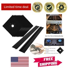 8-Pcs Silicone Stove Covers 2 Silicone Gap Covers - Non-Toxic, Easy to Clean