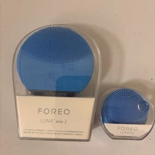 Foreo Luna Mini 2 Facial Cleansing Device Aquamarine & Foreo Luna Play NEW!