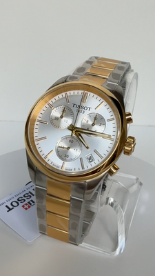 Tissot PR 100 Chronograph Quartz Two Tone Steel Men's Watch