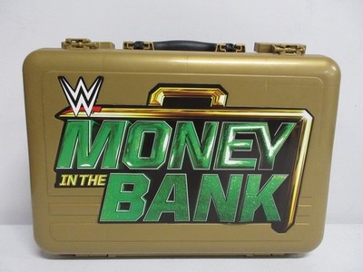 WWE Gold Money In Bank Collector Action Figure Carry Case Sealed Rare VERY GOOD