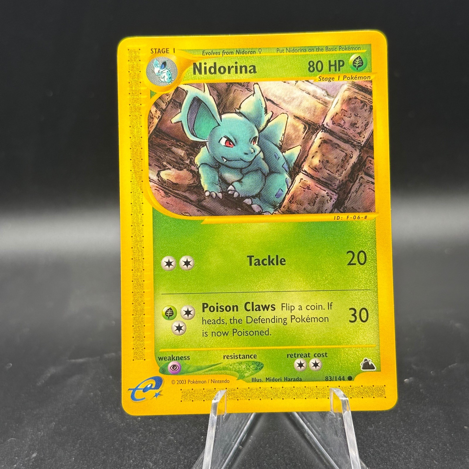Nidorina 83/144 Common Skyridge Pokemon Near Mint