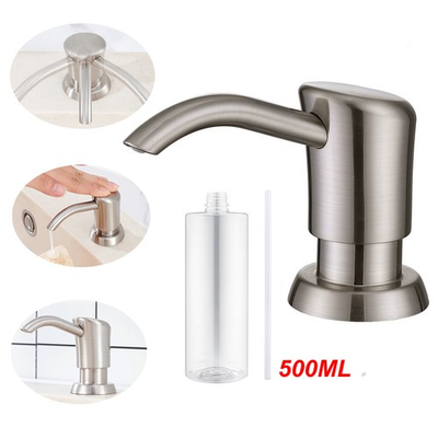 #ad #ad Built in Sink Soap Dispenser Lotion Dispenser with 17 OZ Bottle for Kitchen Sink $17.68