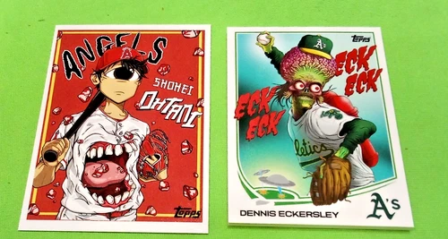 2021 TOPPS PROJECT 70 promo PROOF BACK CARD STOCK COA SHOHEI OHTANI 832 CYCLOPS